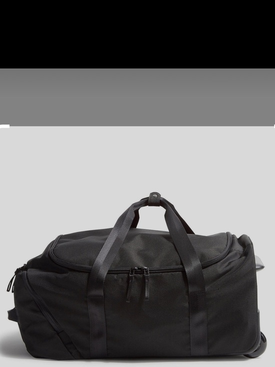 Vera Bradley Handbags - Preowned Black Vera Bradley Black Rolling Carry-On Duffle